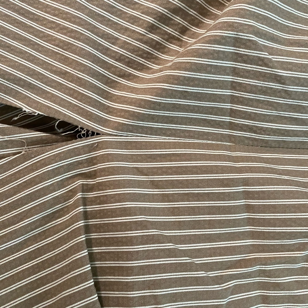 Brunello Cucinelli Brown Striped Mini skirt - Picture 2 of 7